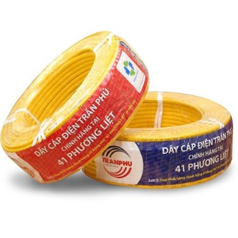 Cuộn 100m Dây điện đôi, dây đơn Trần Phú chính hãng chất lượng cao