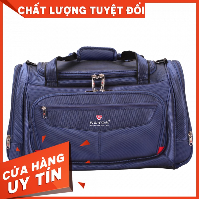 "Sale Sốc"Túi du lịch SAKOS M TRAVELLER (Xanh navy)