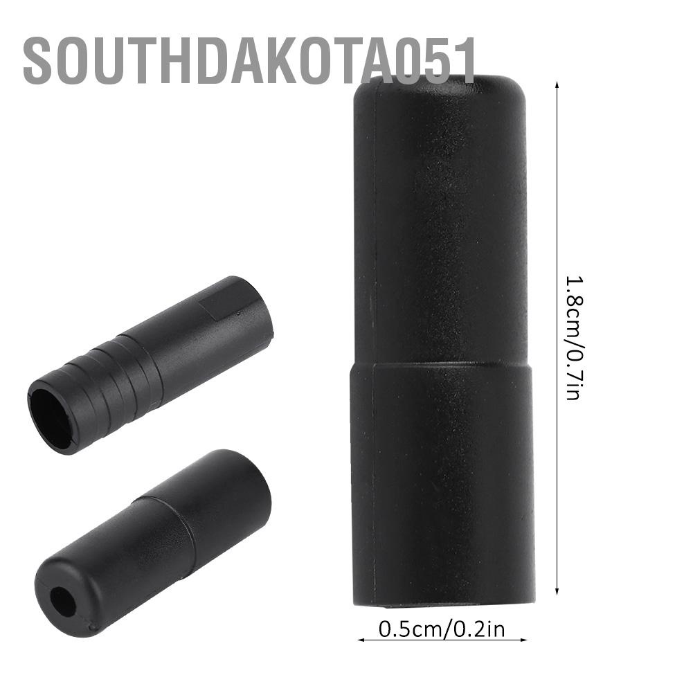 Southdakota051 10PCS 4mm 5mm Plastic Shift Brake Cable End Tip Cap Bike Shifter Accessory