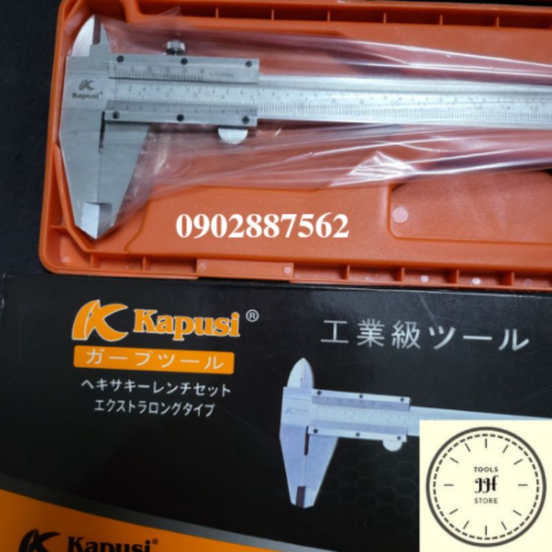 thước kẹp cơ khí kapusi 200mm hàng japan cao cấp