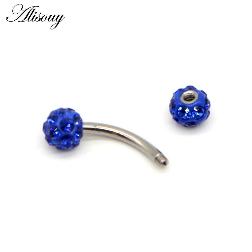 Alisouy 1 Khuyên Xỏ Cơ Thể Bằng Thép Không Gỉ helix