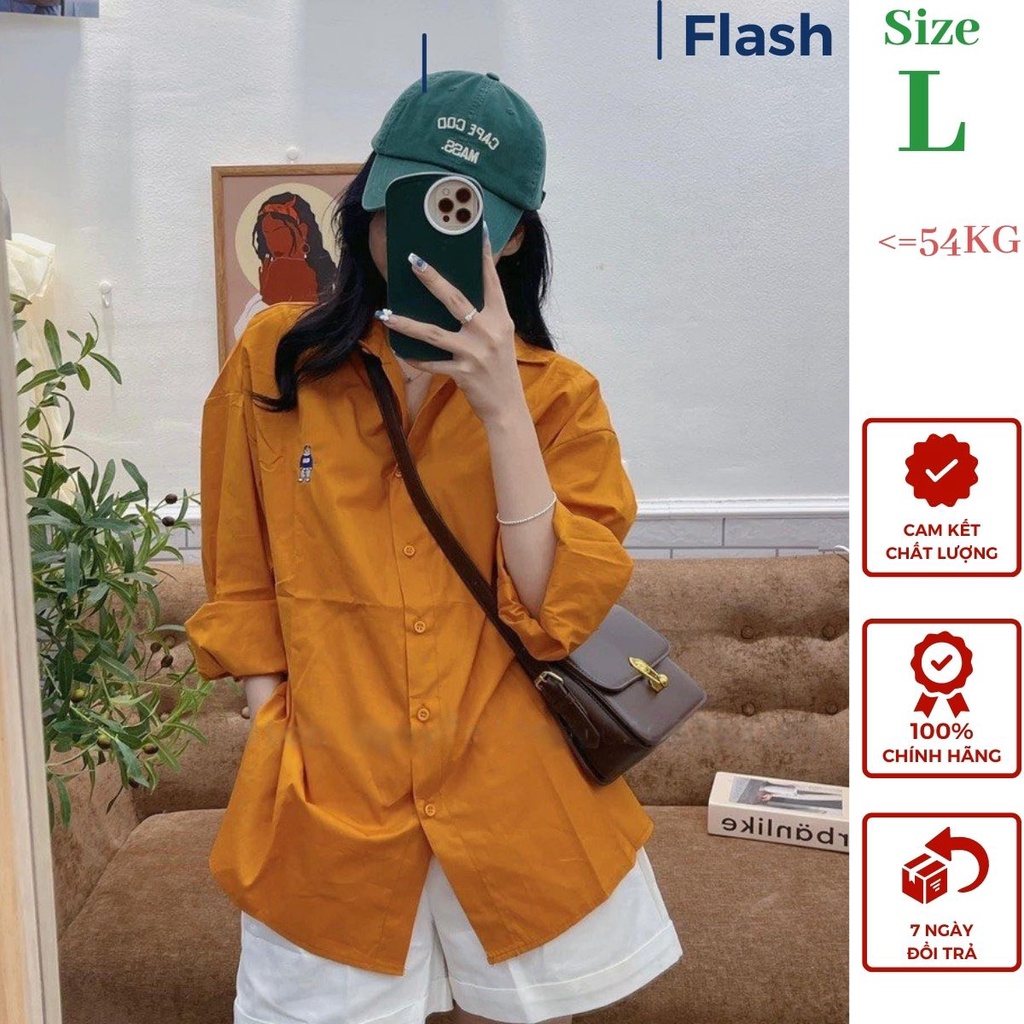 Áo sơ mi cam đũi lụa 66kg tơ tằm mau khô mềm mịn không thô xốp ao sơ mi nữ 005 Vandijk