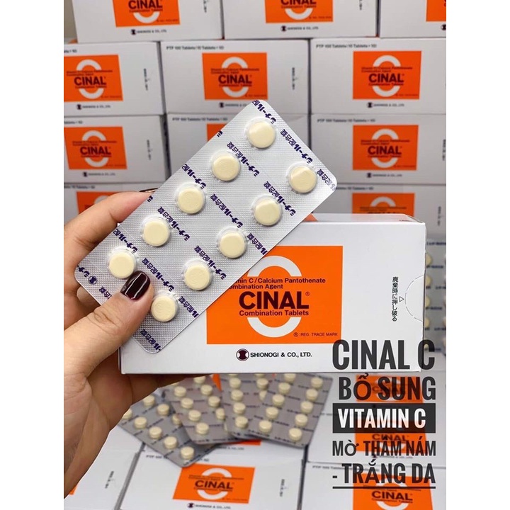 "hàng sẵn" sét 3 món dưỡng trắng da transamin, vitamin c, vitamin e hộp 100 viên