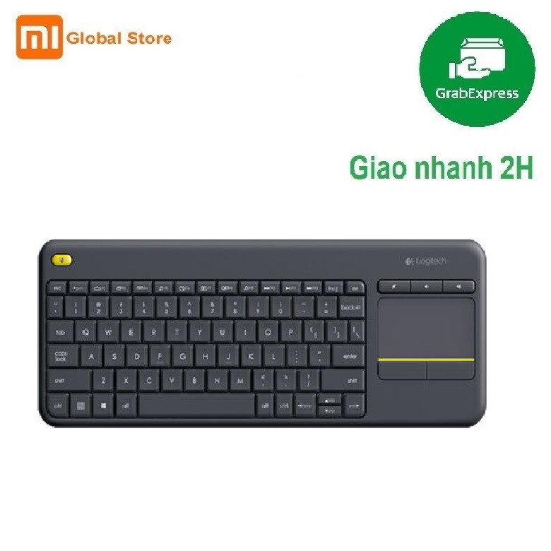 [Bảo hành 12 tháng]Bàn phím không dây tích hợp chuột cảm ứng Logitech Wireless Touch Keyboard K400 plus