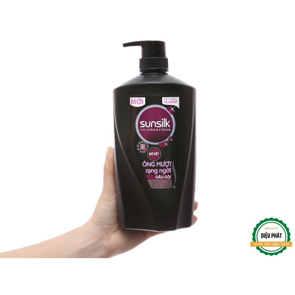 ⚡️ Dầu Gội Sunsilk Đen, Sunsilk Óng Mượt Rạng Ngời 900g (874ml)