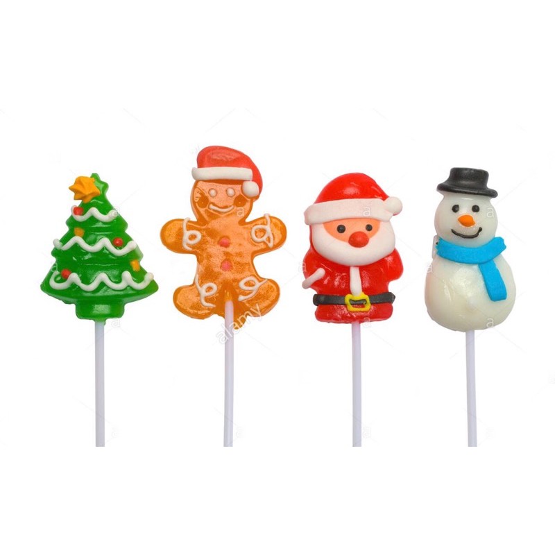 (Hàng sẵn)Set 6 kẹo que Noel Mỹ