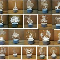 Đèn ngủ 3D trang trí