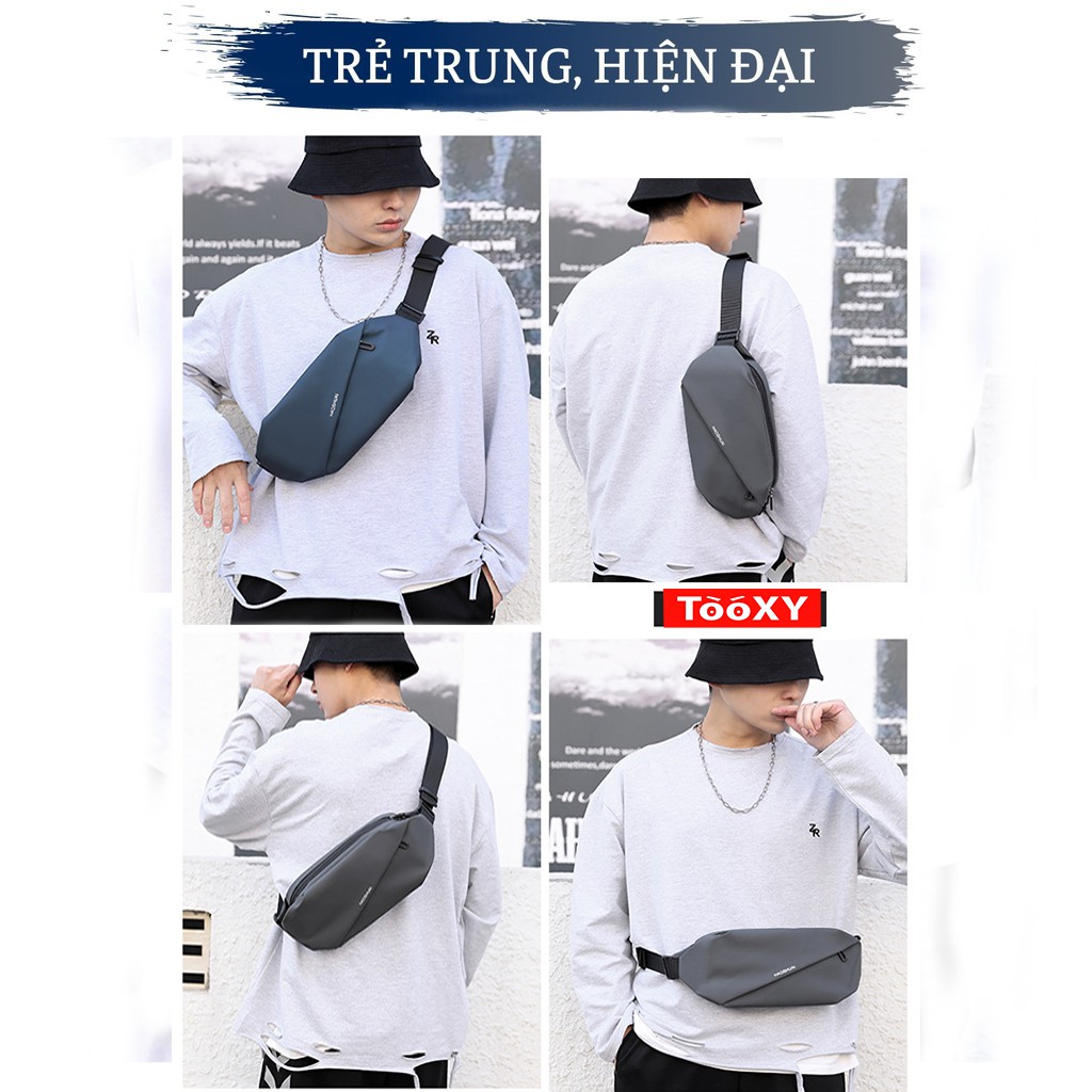 Túi Đeo Chéo Nam Chống Nước Thể Thao Cặp Đeo Ngực, Hông Và Bao Tử Đa Năng TX03