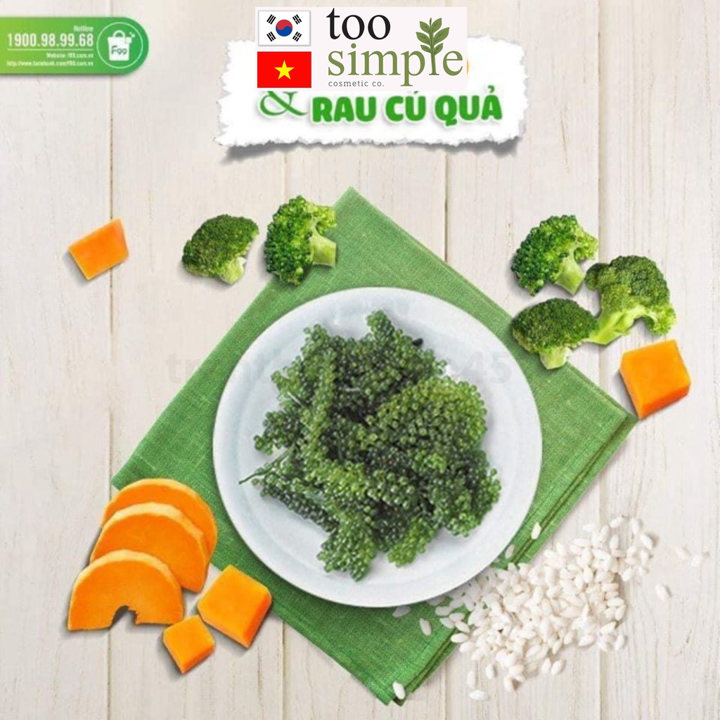 Combo 10 Hộp rong nho Sabudo + tặng 10 chai sốt mè rang