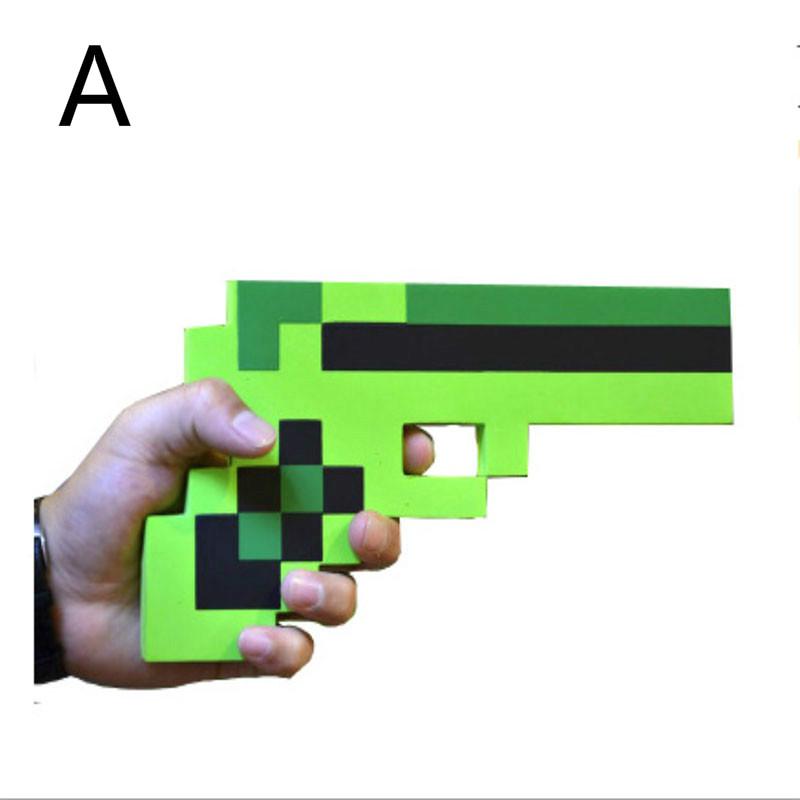 Súng đồ chơi minecraft chất liệu eva