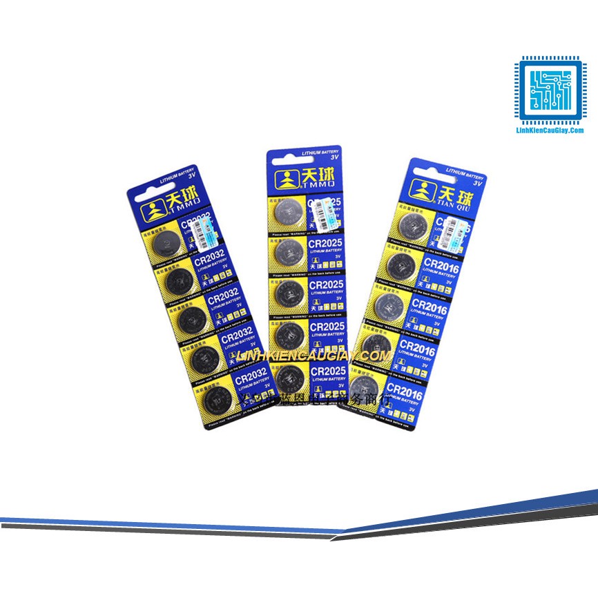 Pin CR2016 Loại Vỉ (1 Viên)