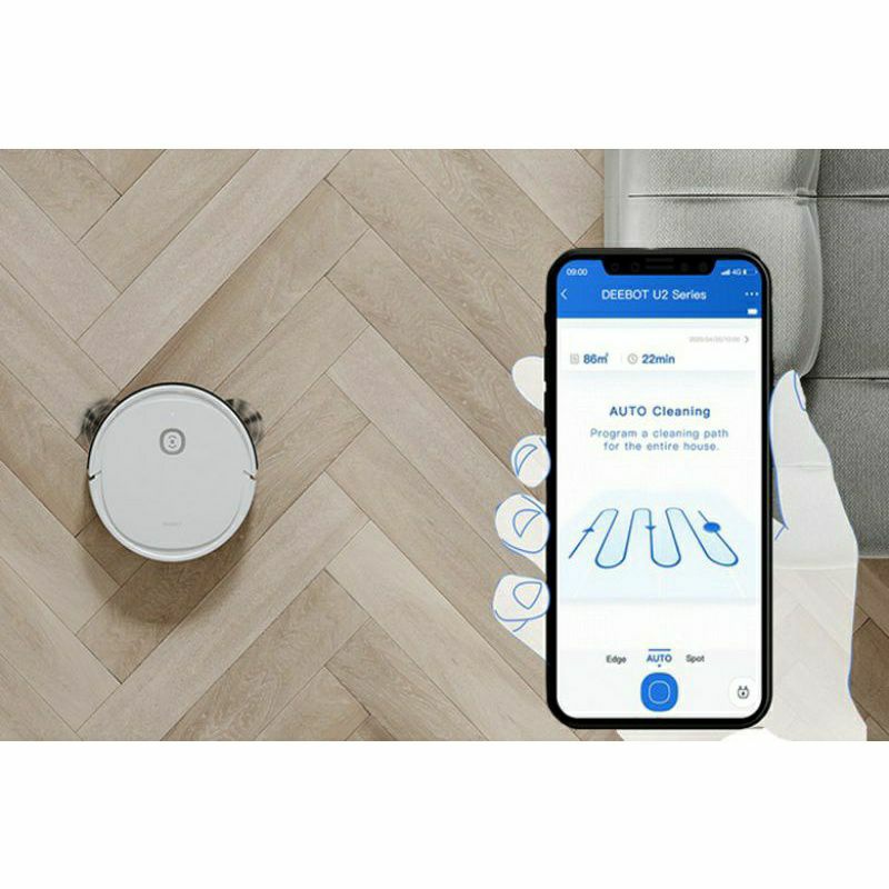 ROBOT HÚT BỤI LAU NHÀ ECOVACS DEEBOT U2 PRO MỚI 100%, LỰC HÚT MẠNH 1600PA, CHUYÊN HÚT LÔNG THÚ CƯNG, ĐIỀU KHIỂN APP