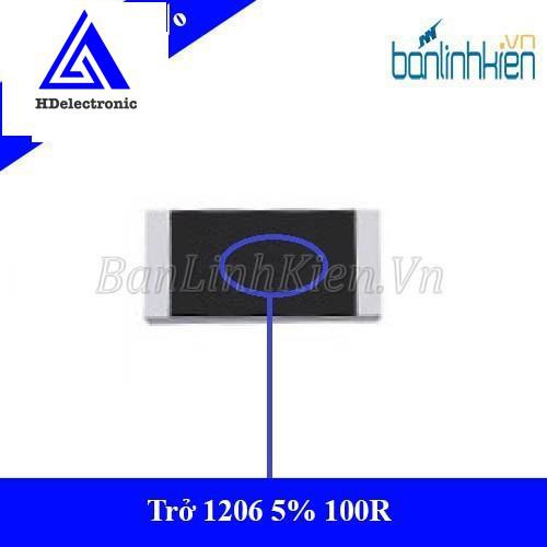 Trở 1206 5% 100R (50c) zin