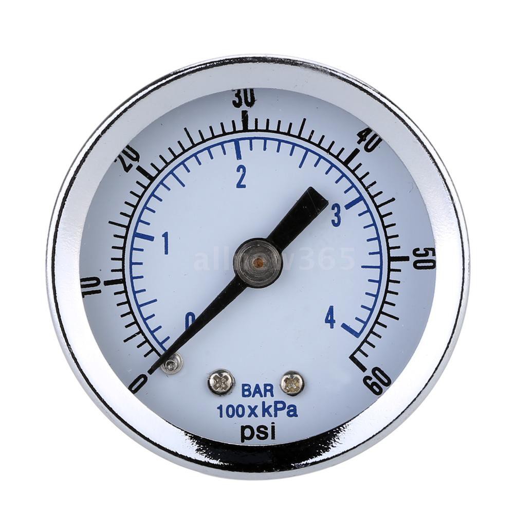 Đồng hồ đo áp suất thủy lực không khí nén 0-60 PSI 40 1 / 8 "