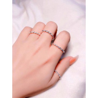 Nhẫn nữ 🎀freeship🎀 nhẫn bạc xoắn nhẫn nữ