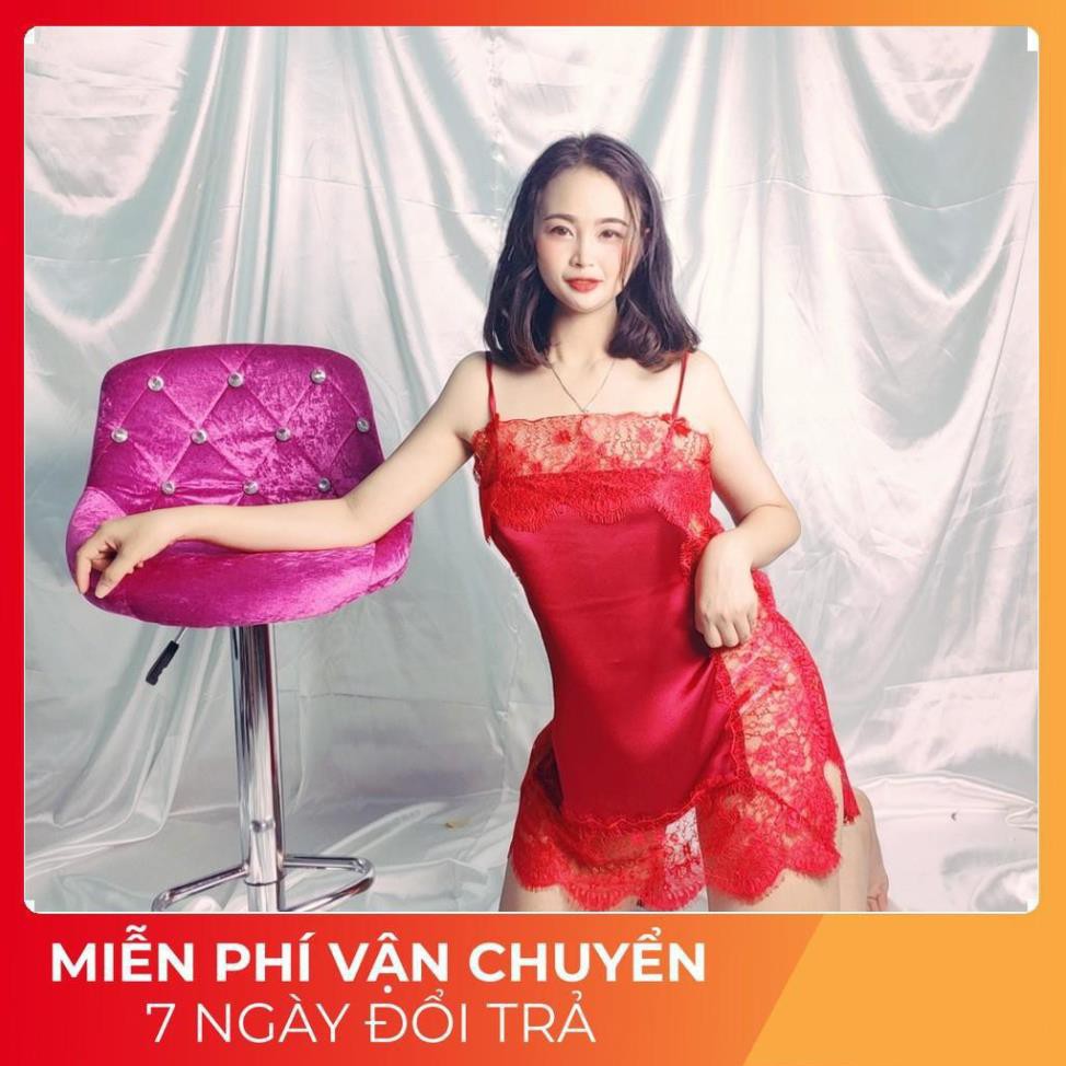 Đầm Ngủ Sexy, Đầm Ngủ Nữ Vải Quảng Châu  Satin Chất Siêu Mát Dáng Siêu Xinh <60Kg VAYRENMI | BigBuy360 - bigbuy360.vn