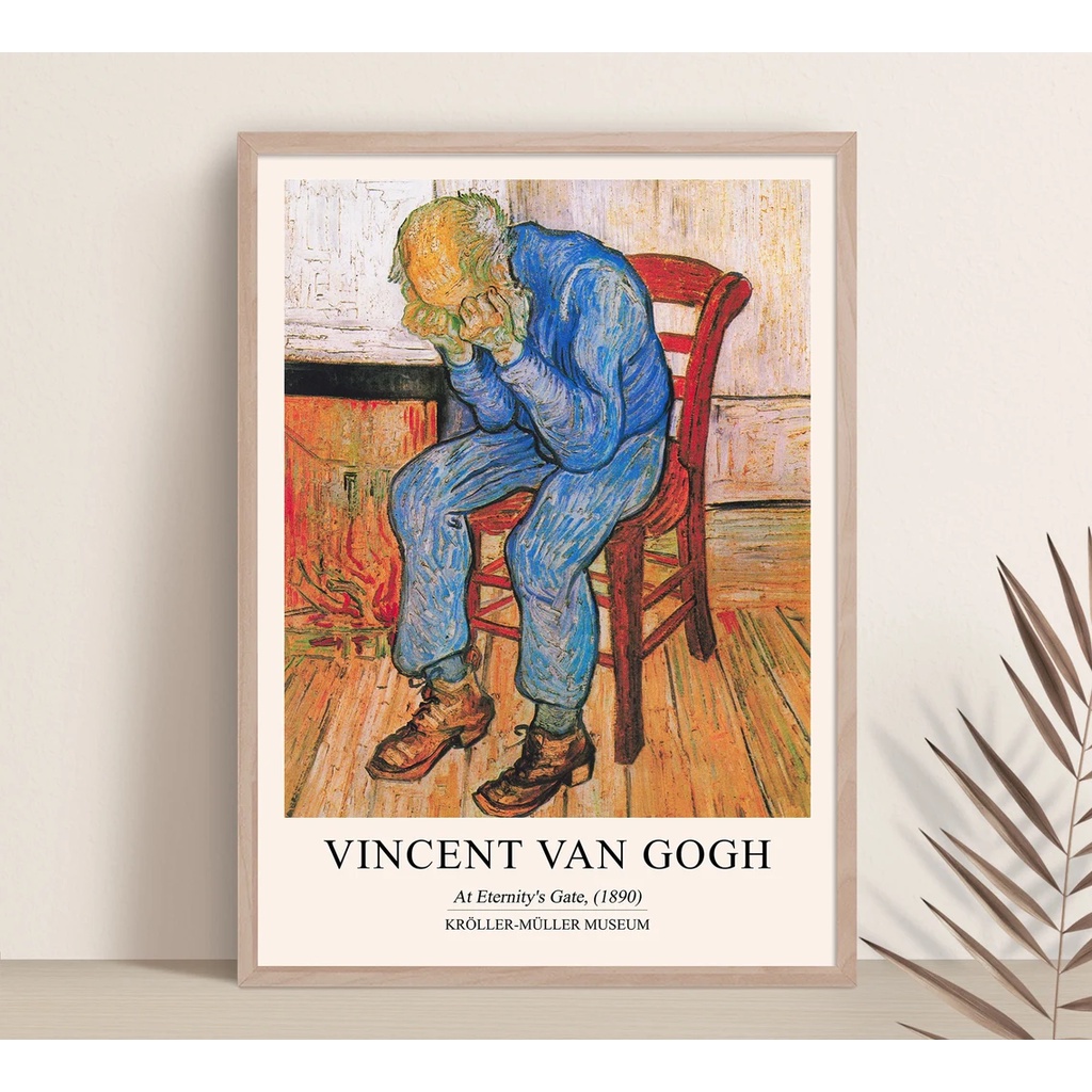 Tranh canvas, BST tranh Van Gogh mới nhất 2022. Tặng kèm đinh treo tranh