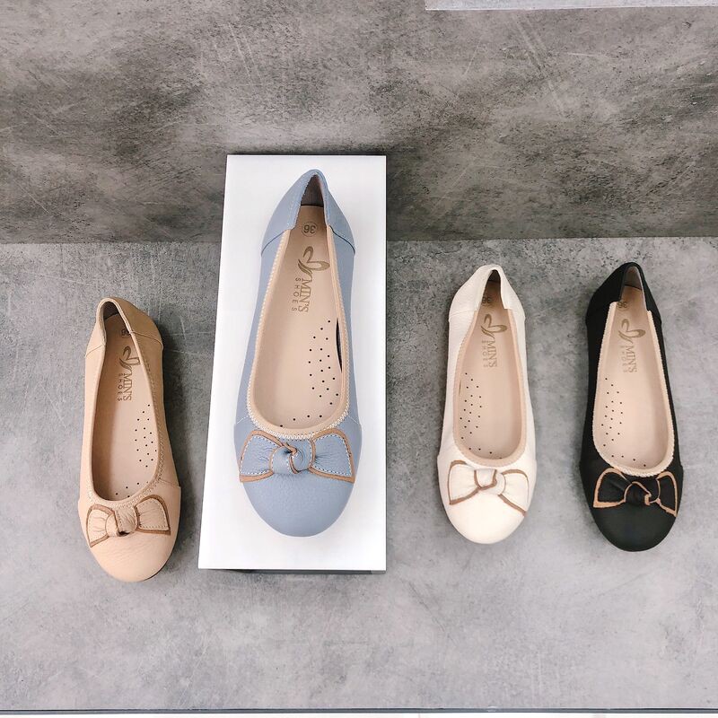 Min's Shoes - Giày Bệt Nơ Da Thật B353 | BigBuy360 - bigbuy360.vn