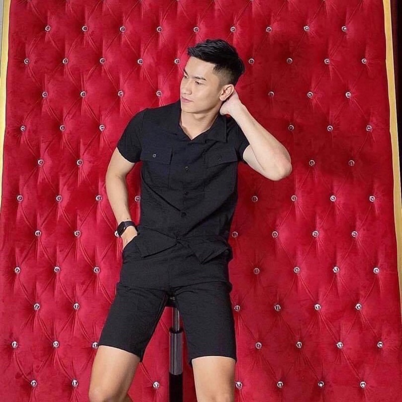 Bộ đũi nam cổ bẻ, cổ tàu chất đũi siêu mát