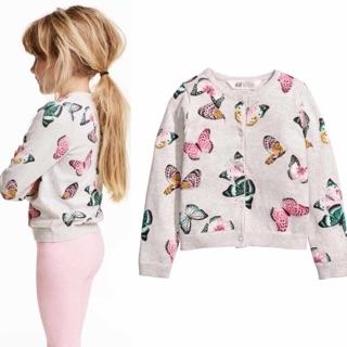 ÁO CARDIGAN H&M HÌNH BƯỚM