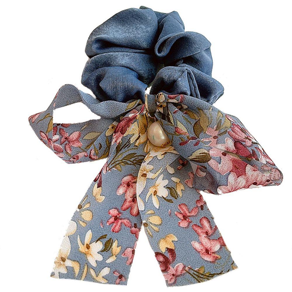 Dây Cột Tóc Đuôi Ngựa Co Giãn Đính Nơ Hoa Thời Trang Xu Hướng Hàn Quốc VANES1 Cho Bé Gái Giá