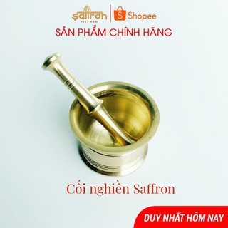 Cối nghiền Saffron - nghiền nhỏ sợi nhụy hoa nghệ tây dùng trong nấu ăn, làm đẹp