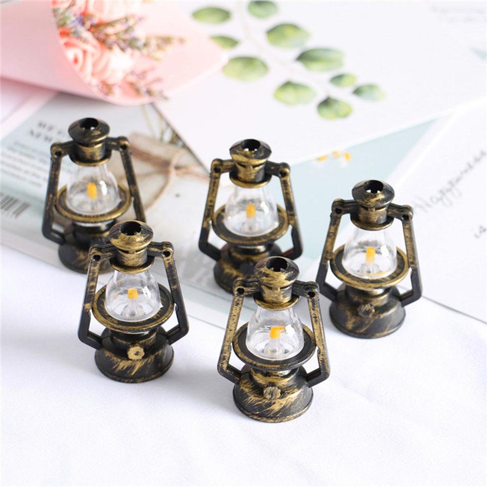 BEBETTERM Mô Hình Đèn Dầu Mini Trang Trí Nhà Búp Bê
