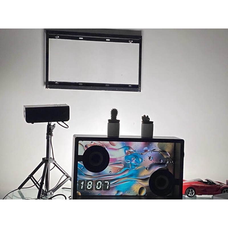 Loa MorrorArt màn hình trong suốt bluetooth hiển thị lời bài hát chính hãng