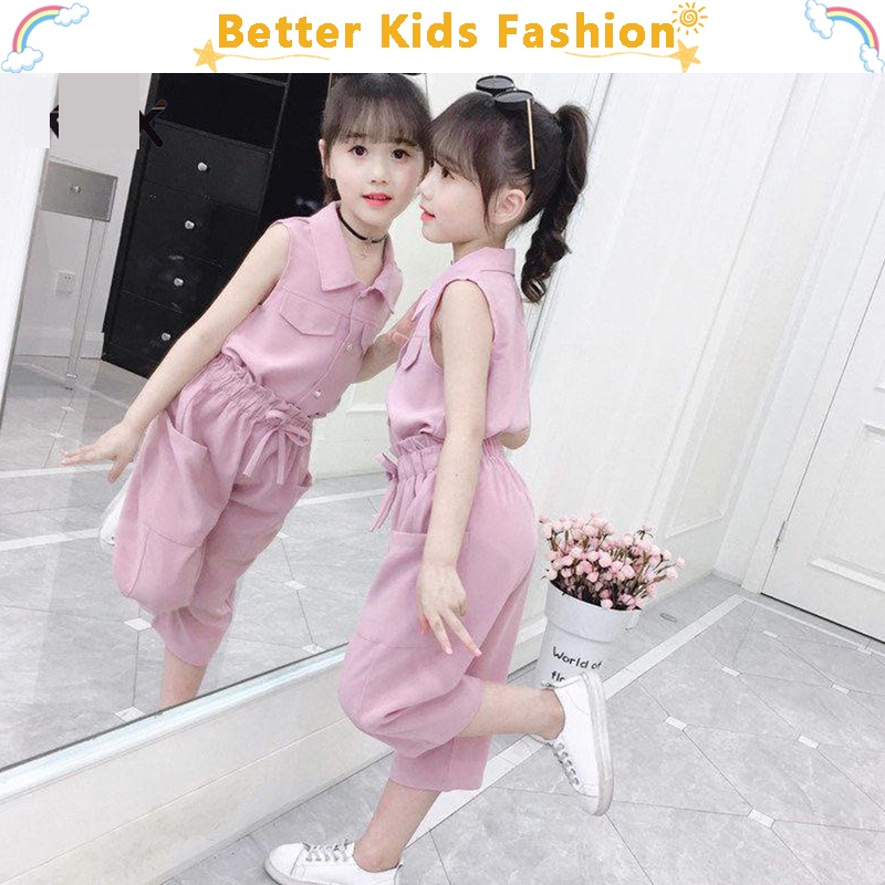 Set Đồ Mùa Hè Hai Món Gồm Áo Khoác Blazer Và Quần Dài Phong Cách Hàn Quốc Mới Cho Bé Gái 3-12 Tuổi�Quần Áo Trẻ Em Thời Trang Quần Áo Trẻ Em 10 Tuổi Đến 9 Tuổi�