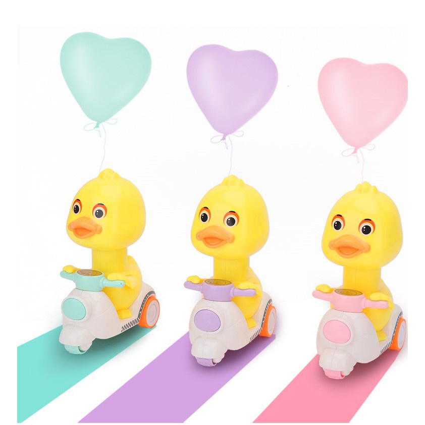 Đồ chơi vịt chạy xe Vespa
