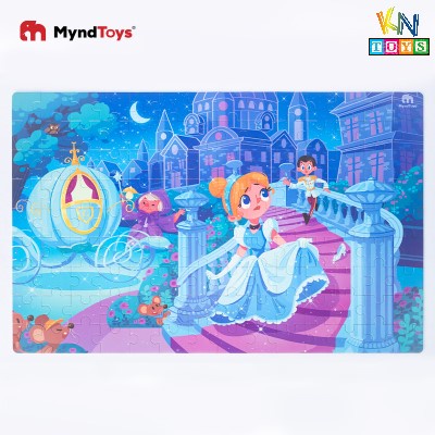 Đồ Chơi Xếp Hình MyndToys - Classic Tale Puzzle – Cinderella (Cô bé Lọ Lem 126 mảnh ghép cho Bé Từ 3 Tuổi)