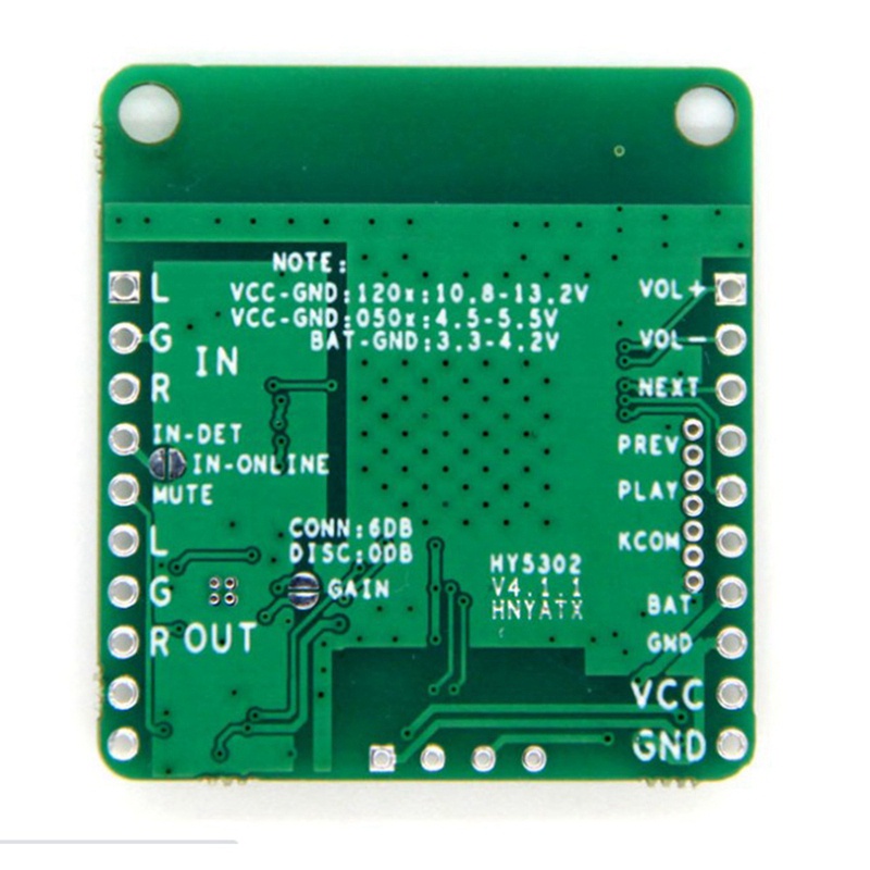 QCC3031 APTXHD Audio AUX Lossless Music Hifi Bluetooth 5.0 Receiving Board TPA6132A2 Car Audio Amplifier Board,3.3-4.2V