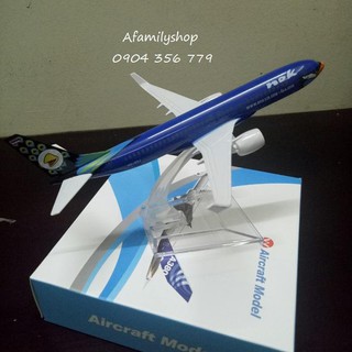 Mô hình máy bay tĩnh B737 Nok Air 16cm (Blue)