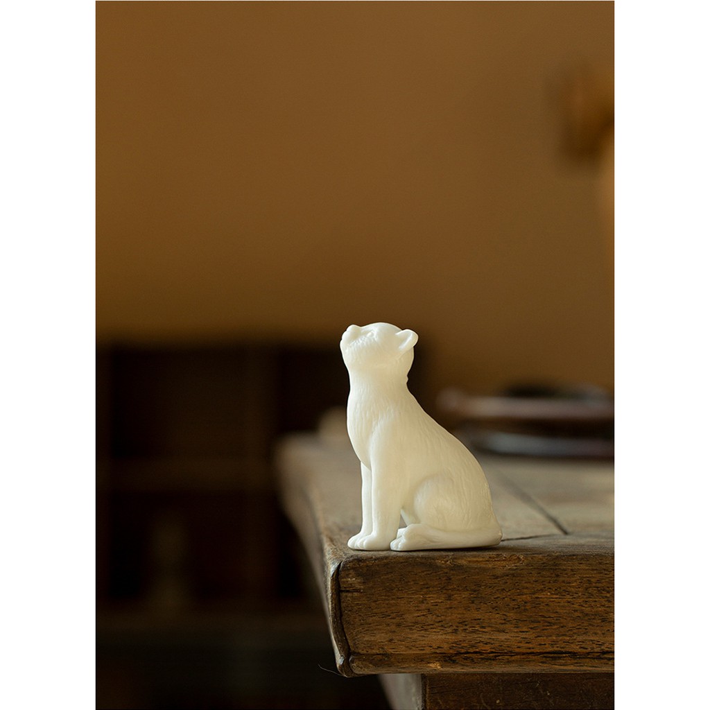 Girl Heart Ceramic Cat Small Ornaments Desktop Home Study Personality Creative Decorations  Birthday Gift | BigBuy360 - bigbuy360.vn