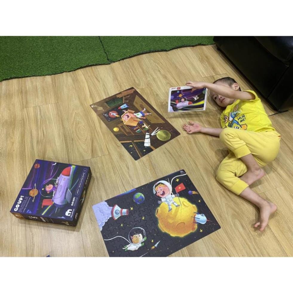 Đồ Chơi Xếp Hình Thông Minh MyndToys - GO UP! Puzzle Level 5 - Luna Adventure Series P - Cuộc Du Hành Vũ Trụ Kì Ảo