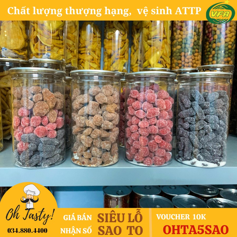 500G Hũ Kẹo Dâu Tằm Đà Lạt