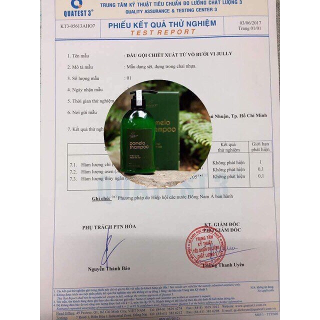 Dầu gội bưởi Vijully Shampoo Pomelo 280ml