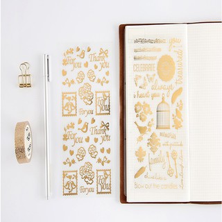 Sticker Nhũ Vàng Lấp Lánh 1