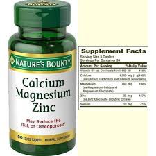Viên Uống Bổ Sung Canxi, Ngừa Loãng Xương Nature's Bounty Calcium Magnesium Zinc (Chai100 Viên) | BigBuy360 - bigbuy360.vn