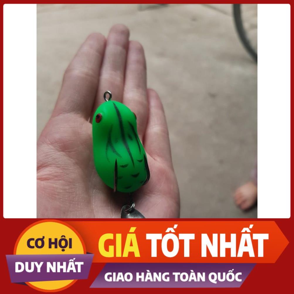Mồi nhái hơi Thái Lan câu lure, mồi nhái hơi Thái Lan có thìa super frog Shop đồ câu phía bắc