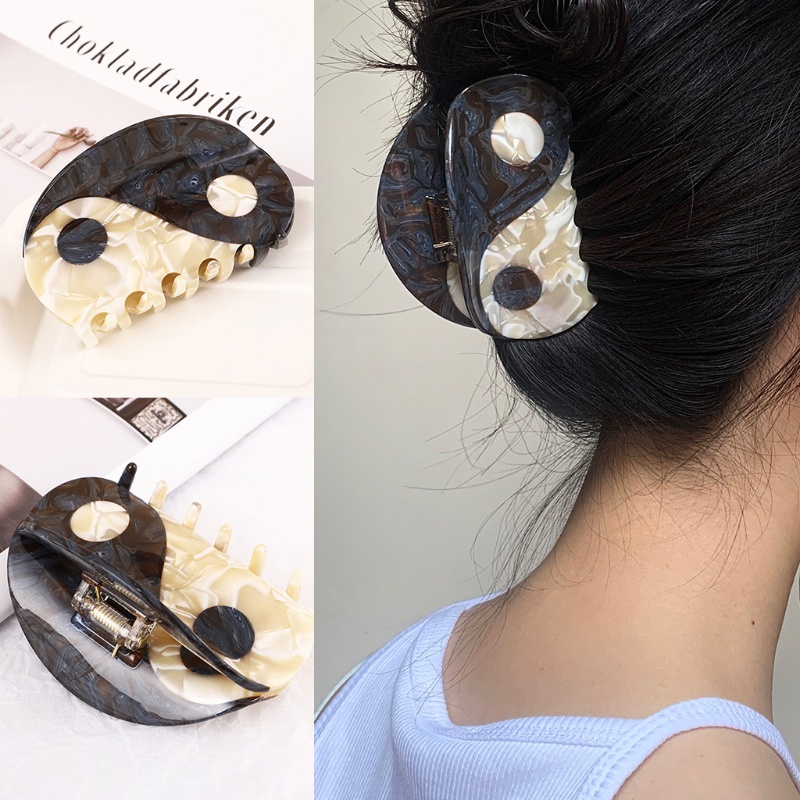 Kẹp Tóc Dạng Bán Nguyệt Chống Trượt Thời Trang Cho Nữ