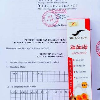 Sữa rửa mặt hoàng ngọc diệp