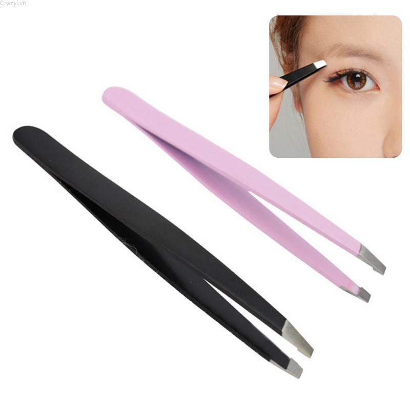 [Hàng mới về] Nhíp nhổ lông mày bằng thép không gỉ đa năng tiện lợi