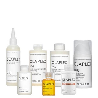 Bộ 7 olaplex no.0, olaplex no.3 + olaplex no.4 , olaplex no.5, olaplex no.6 , olaplex no.7, olaplex no.8 phục hồi tóc