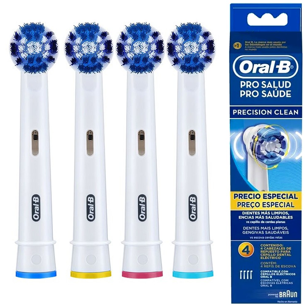 Đầu Bàn Chải Đánh Răng Điện Oral B EB20 Siêu Mỏng Làm Sạch Sâu Loại Bỏ Mảng Bám Và Vết Bẩn Mềm Mại