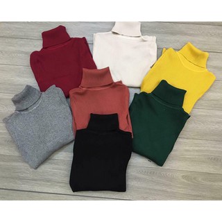 Áo len tăm cổ lọ QC