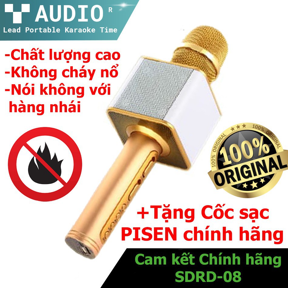 [Chính hãng SDRD] Micro Bluetooth SD-08 âm thanh cực chuẩn. mã số SP SC2552