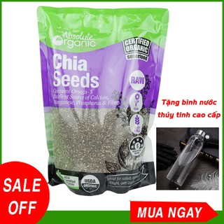 [HẠT CHIA] Hạt Chia Úc Absolute Organic - Hàng Chuẩn - Túi 1Kg