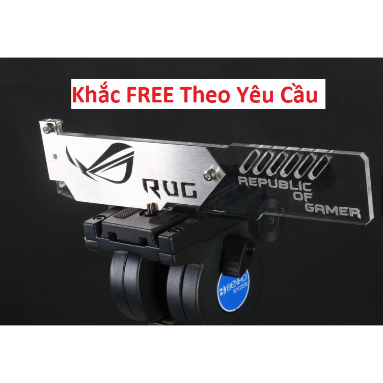 Giá Đỡ VGA Led RGB Mặt Nhôm Sáng Bóng