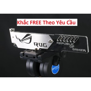 Giá Đỡ VGA Led RGB Mặt Nhôm Sáng Bóng